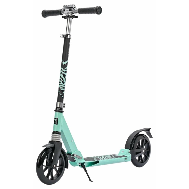 Самокат Tech Team City Scooter, черно-голубой