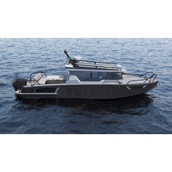 Лодка моторная VBoats Voyager 850 Cabin c лодочным мотором Mercury F 400