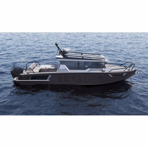 Лодка моторная VBoats Voyager 850 Cabin c мотором Mercury F 400