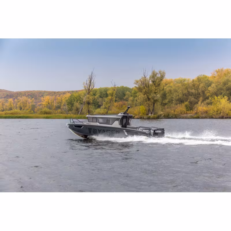 Лодка моторная VBoats Voyager 850 Cabin c мотором Mercury F 400