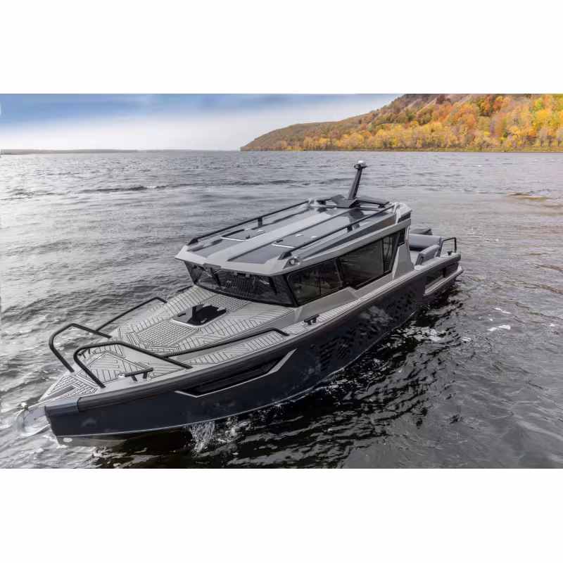 Лодка моторная VBoats Voyager 850 Cabin c мотором Mercury F 400