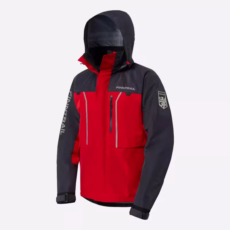 Костюм мужской Finntrail Excalibur 3430, такнь мембрана Hard Tex, красный, размер 54-56 (MK), 170-180 см