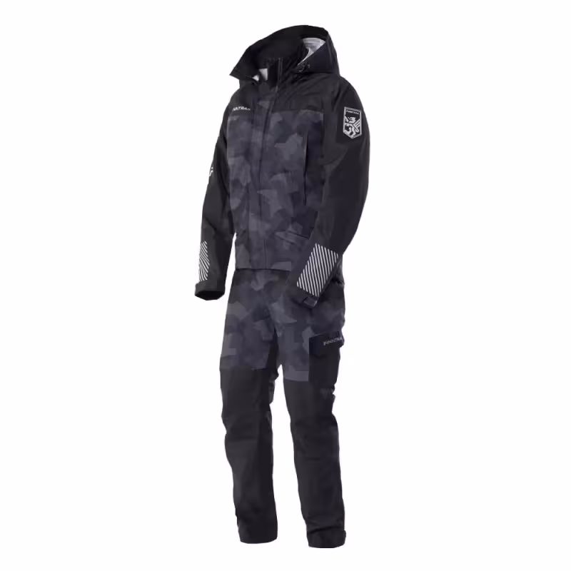 Костюм мужской Finntrail Thor 3420 CamoShadowBlack, мембрана Hard-Tex, черный, размер 58-60 (XXL), 185-195 см