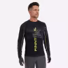 Лонгслив мужской Finntrail Wind Helmet 6610 Graphite, полиэстер, черный, размер 50-52 (L), 175-185 см