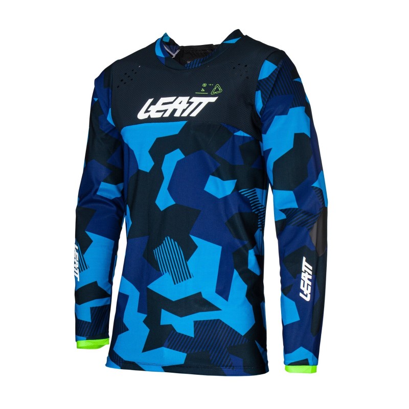 Джерси мужское Leatt  Moto 4.5 Enduro Jersey, полиэстер, синий камуфляж, размер L
