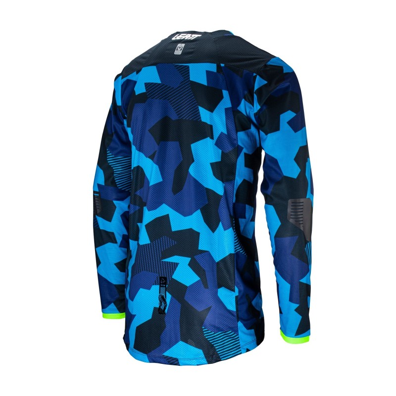 Джерси мужское Leatt  Moto 4.5 Enduro Jersey, полиэстер, синий камуфляж, размер L