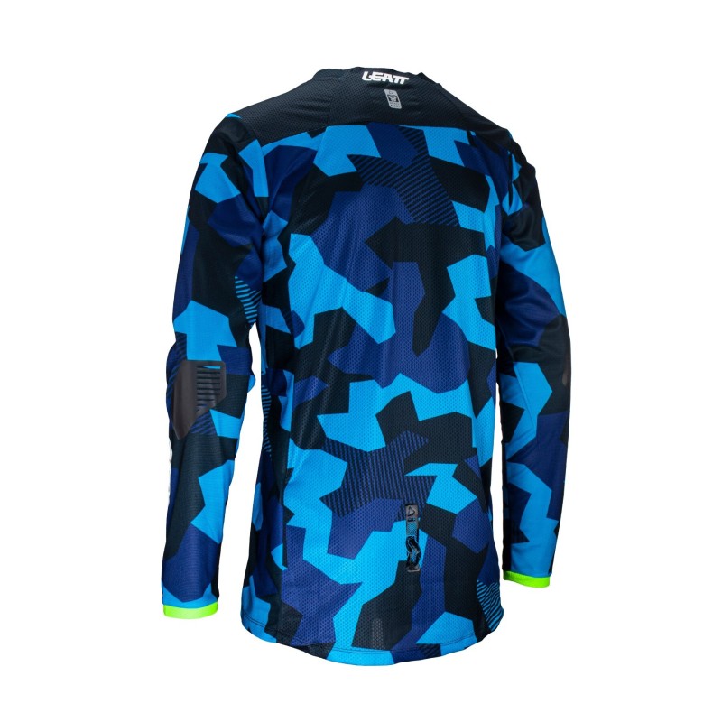 Джерси мужское Leatt  Moto 4.5 Enduro Jersey, полиэстер, синий камуфляж, размер L