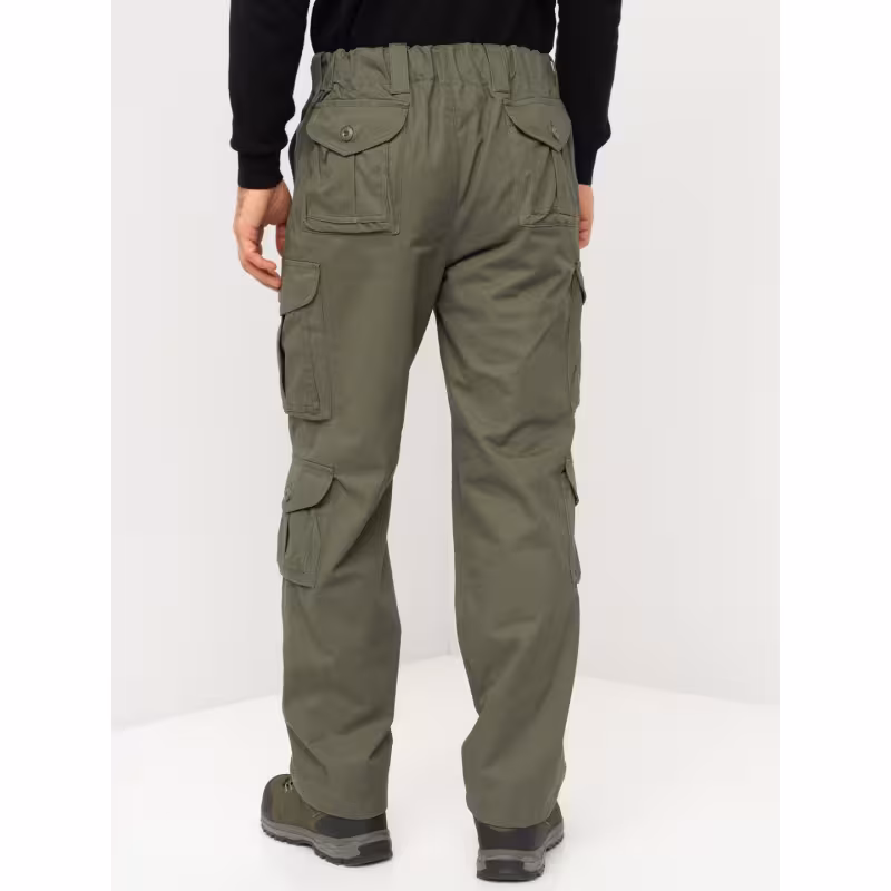 Брюки мужские Huntsman Крафт, хлопок, хаки, размер 52-,54 182-188 см