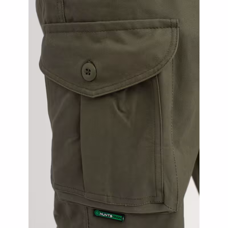 Брюки мужские Huntsman Крафт, хлопок, хаки, размер 52-,54 182-188 см