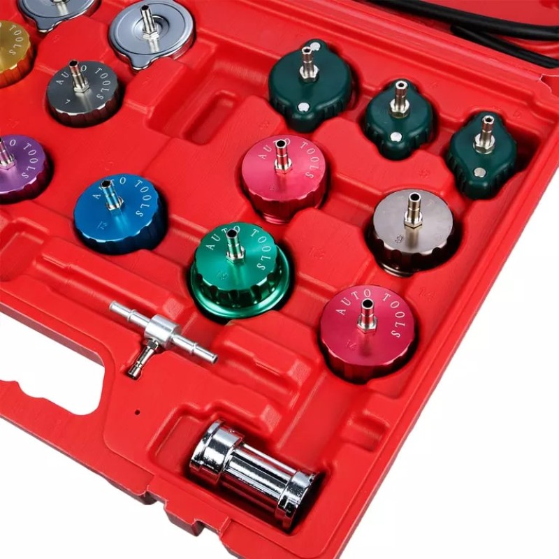 Набор для опрессовки систем охлаждения SpecX A74045, 21 предмет