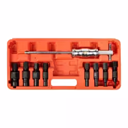 Набор съемник подшипников цанговый с обратным молотком SpecX 760423, 9 предметов