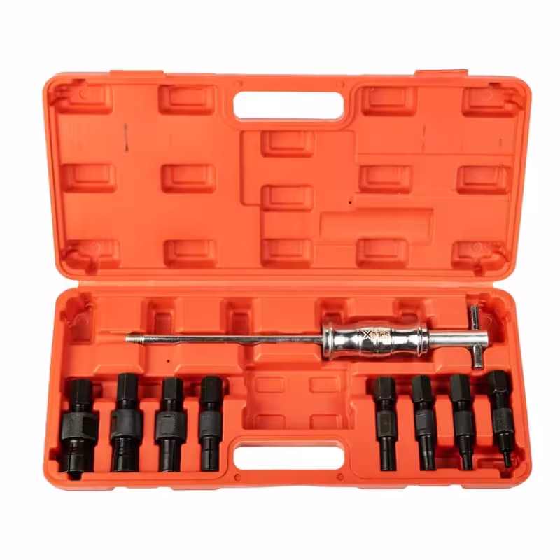 Набор съемник подшипников цанговый с обратным молотком SpecX 760423, 9 предметов