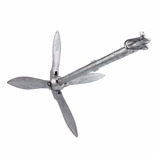 Якорь-кошка Мореман оцинкованная сталь, складной тип В, 10 кг