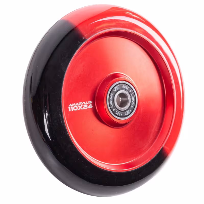 Колесо для самоката Tech Team Amarillis black-red, 110 мм, черный/красный