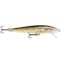 Воблер плавающий Rapala Original Floater F07, 7 см, 4 гр, цвет TR