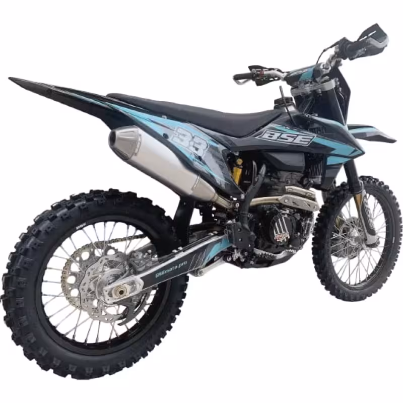 Мотоцикл кроссовый BSE T8 Neon Blue