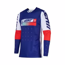 Джерси мужское Leatt Moto 4.5 Lite Jersey Royal, полиэстер, синий, размер L (50)