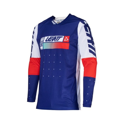 Джерси мужское Leatt Moto 4.5 Lite Jersey Royal, полиэстер, синий, размер L (50)