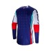 Джерси мужское Leatt Moto 4.5 Lite Jersey Royal, полиэстер, синий, размер L (50)