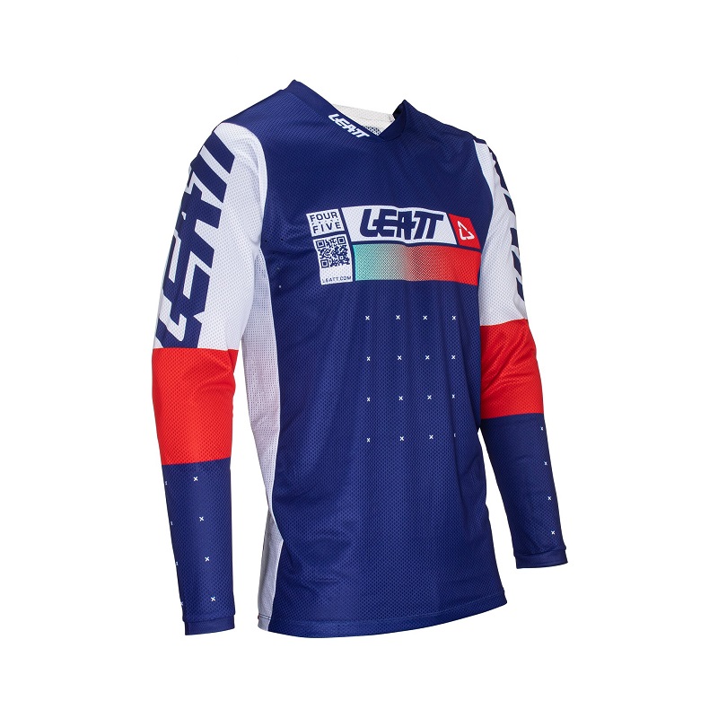 Джерси мужское Leatt Moto 4.5 Lite Jersey Royal, полиэстер, синий, размер L (50)