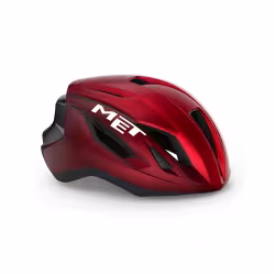 Велошлем Met Strale Metallic Red, красный/черный/белый, размер M, 56-58 см