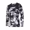 Джерси мужское Leatt Moto 4.5 Enduro Jersey Forge, полиэстер,серый камуфляж, размер L