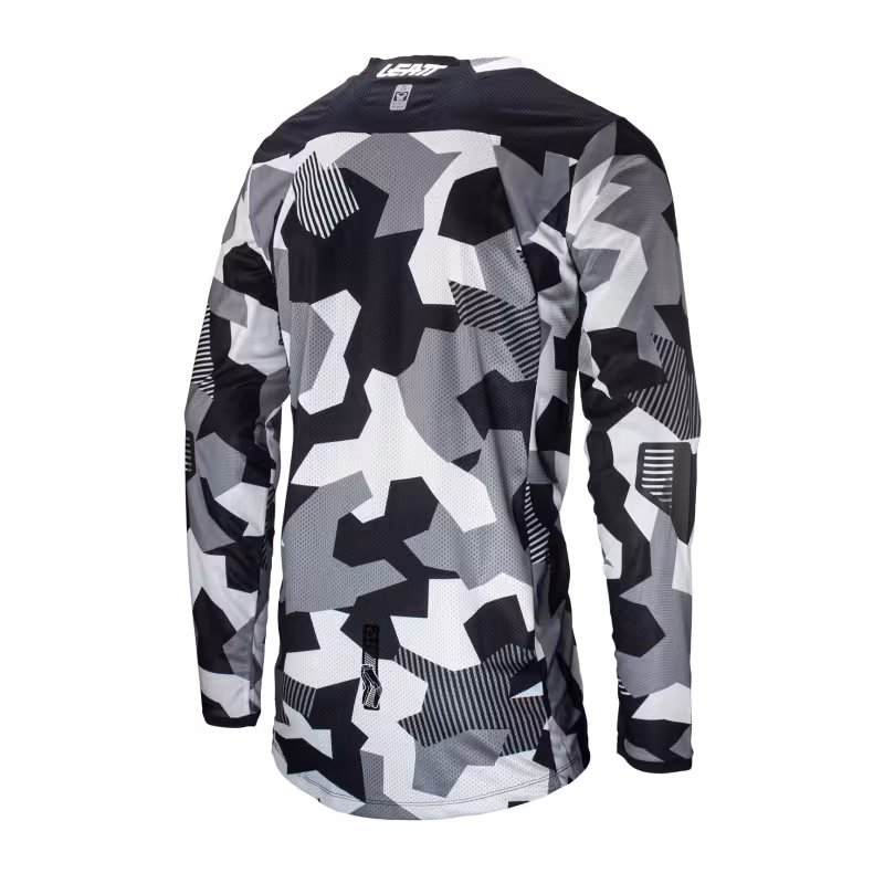 Джерси мужское Leatt Moto 4.5 Enduro Jersey Forge, полиэстер,серый камуфляж, размер L