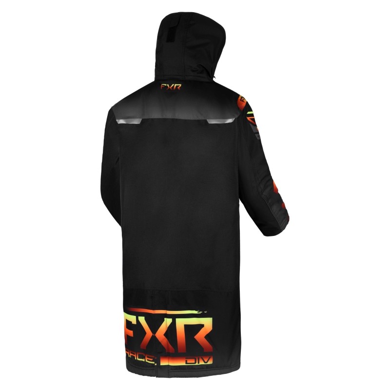 Пальто зимнее FXR Warm-Up Black/Inferno, черный, размер XL