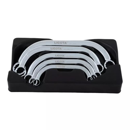 Набор ключей накидных изогнутых стартерных Licota ACK-274005, 10-22 мм, 5 предметов