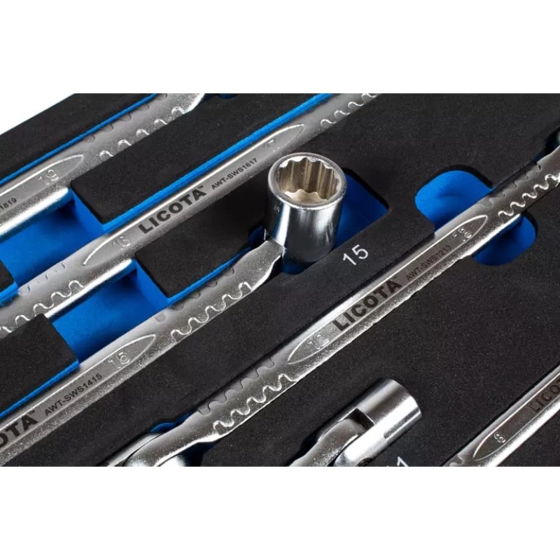 Набор ключей торцевых шарнирных 8-19 мм Licota ACK-E38315, 6 предметов