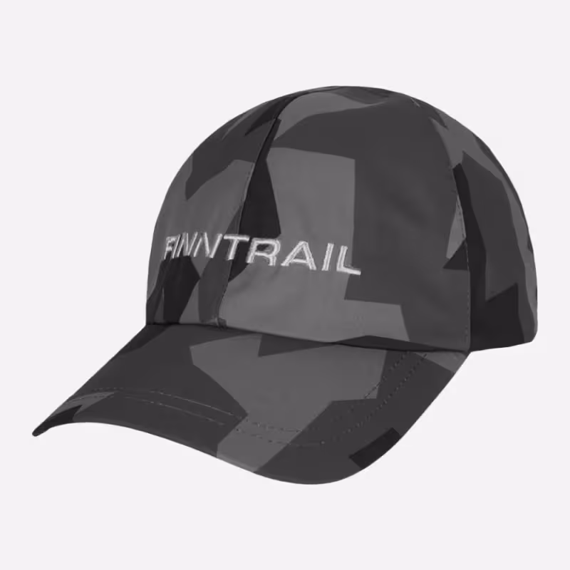 Кепка-бейсболка Finntrail Waterproof Cap 9621 CamoShadowBlack, мембрана Hard-Tex, серый камуфляж, размер универсальный