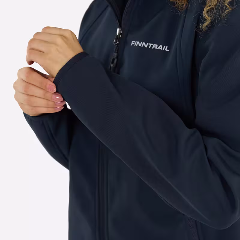 Куртка женская Finntrail Softshell Nitro W 1322 Dark Grey, ткань Софтшелл, темно-серый, размер 48-50 (L), 170-180 см