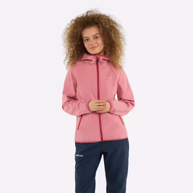 Куртка женская Finntrail Softshell Nitro W 1322 Powder, ткань Софтшелл, розовый, размер 46-48 (M), 165-175 см