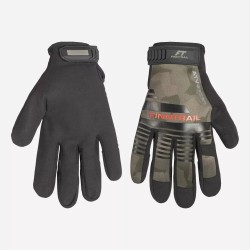 Мотоперчатки Finntrail Eagle 2840 CamoShadowGreen, черный/камуфляж, неопрен, размер L