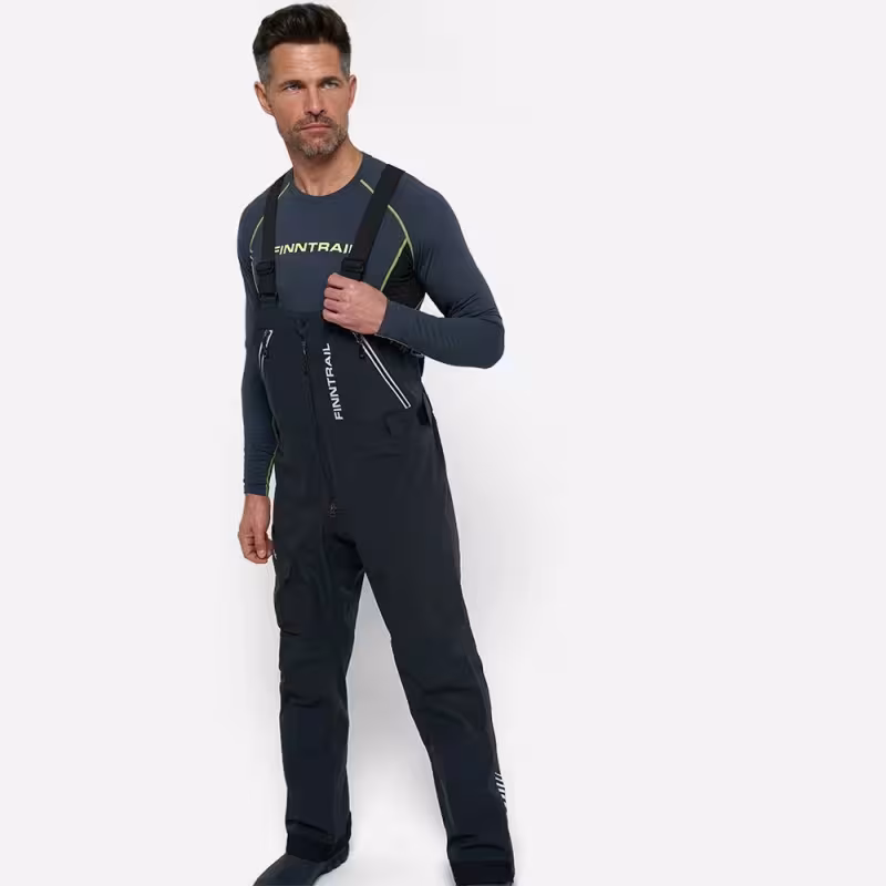 Костюм Finntrail Tournament 3470 Graphite, мембрана Hard-Tex, черный, размер 54-56 (MK), 170-180 см