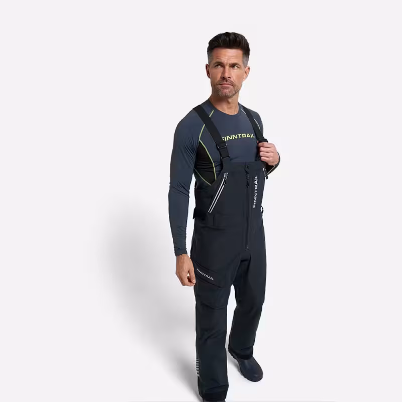 Костюм Finntrail Tournament 3470 Graphite, мембрана Hard-Tex, черный, размер 54-56 (MK), 170-180 см