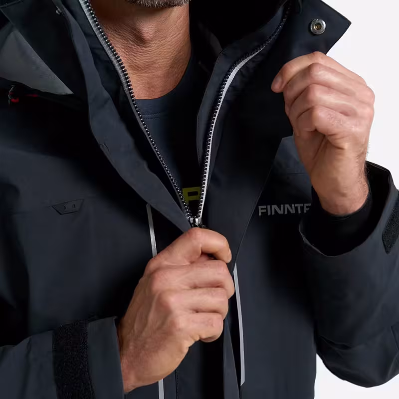 Костюм Finntrail Tournament 3470 Graphite, мембрана Hard-Tex, черный, размер 54-56 (MK), 170-180 см