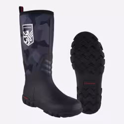 Сапоги мужские Finntrail Outlander 7516 CamoShadowBlack, черный камуфляж, размер 45