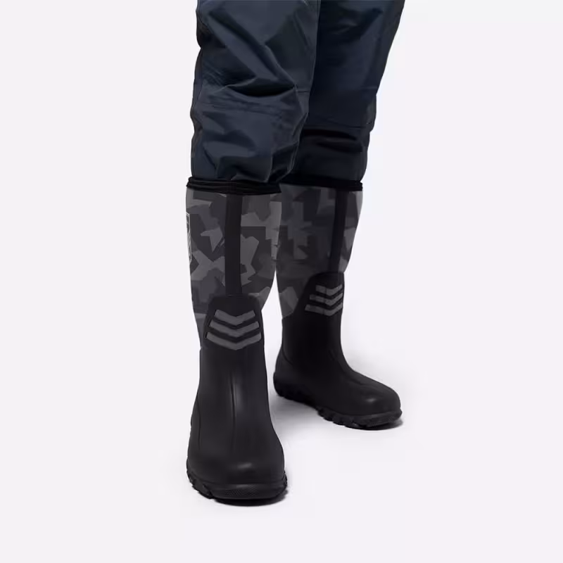 Сапоги мужские Finntrail Outlander 7516 CamoShadowBlack, черный камуфляж, размер 42