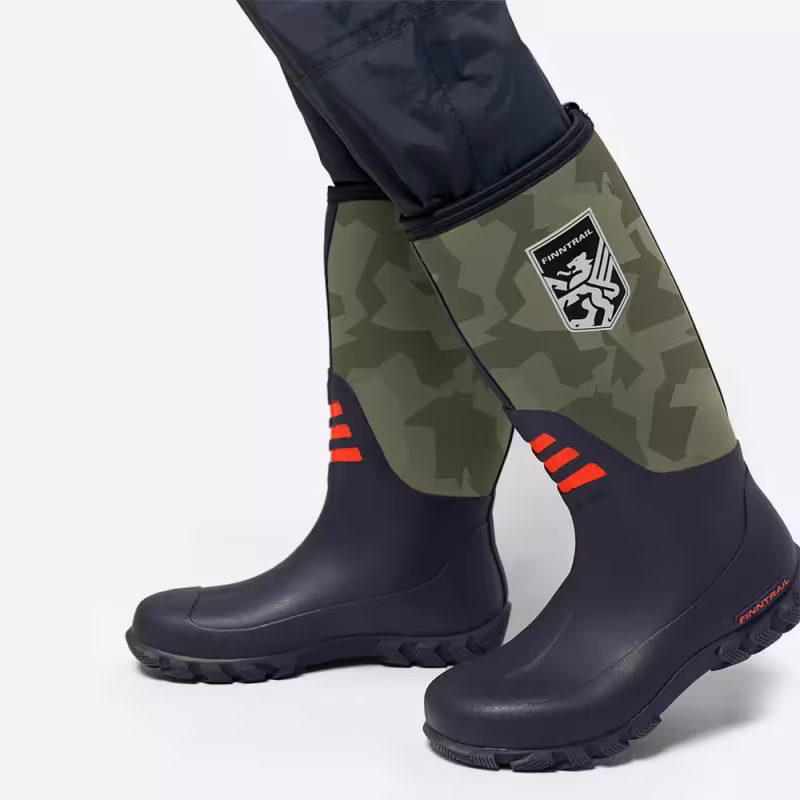 Сапоги мужские Finntrail Outlander 7516 CamoShadowGreen, зеленый камуфляж, размер 43