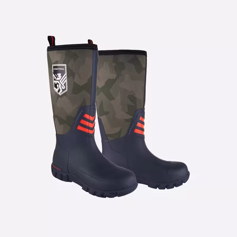 Сапоги мужские Finntrail Outlander 7516 CamoShadowGreen, зеленый камуфляж, размер 45