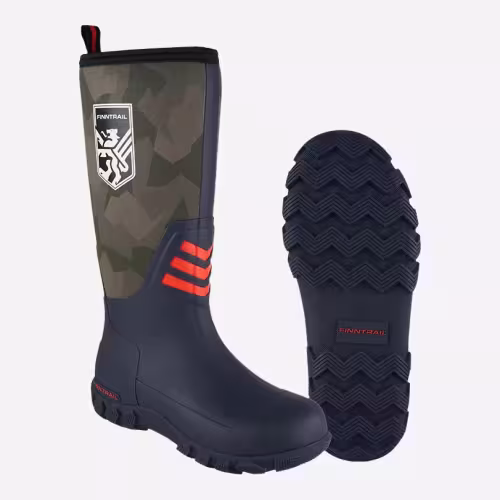 Сапоги мужские Finntrail Outlander 7516 CamoShadowGreen, зеленый камуфляж, размер 46