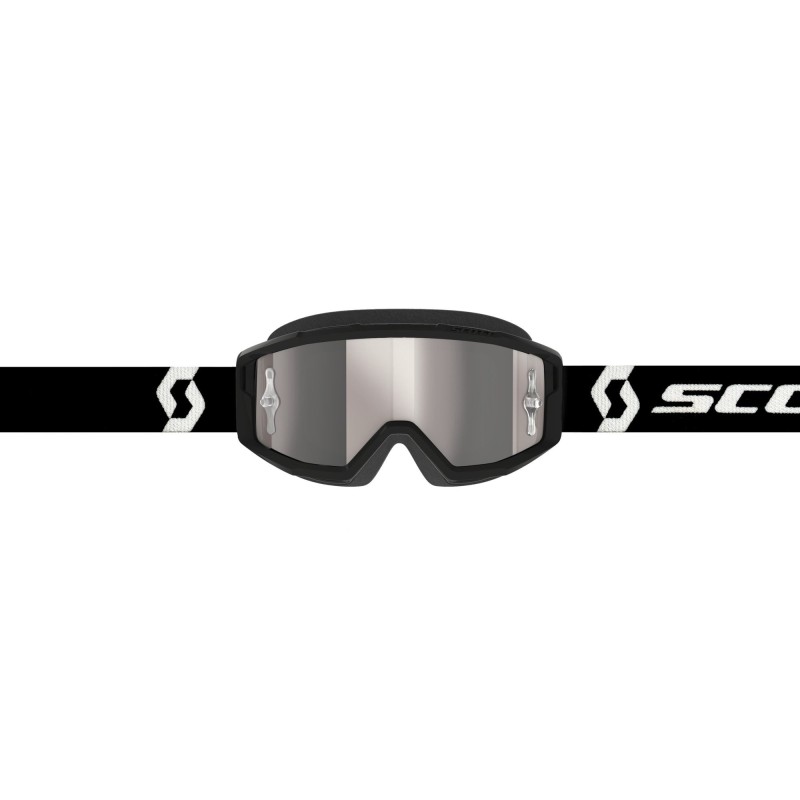 Мотоочки Scott Primal back/white/ silver chrome, черный/белый