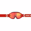Мотоочки Scott Primal red/white orange chrome works, красный/оранжевый