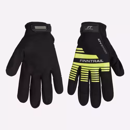Мотоперчатки Finntrail Eagle 2840 GraphiteYellow, желтый/серый, размер M