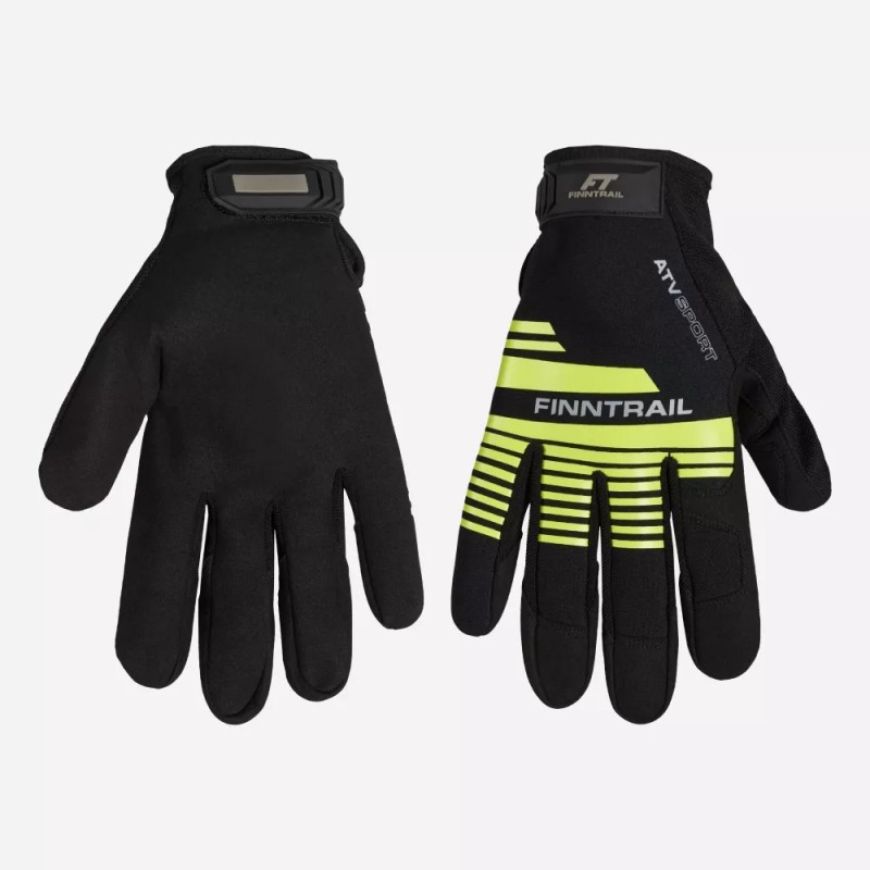 Мотоперчатки Finntrail Eagle 2840 GraphiteYellow, желтый/серый, размер M