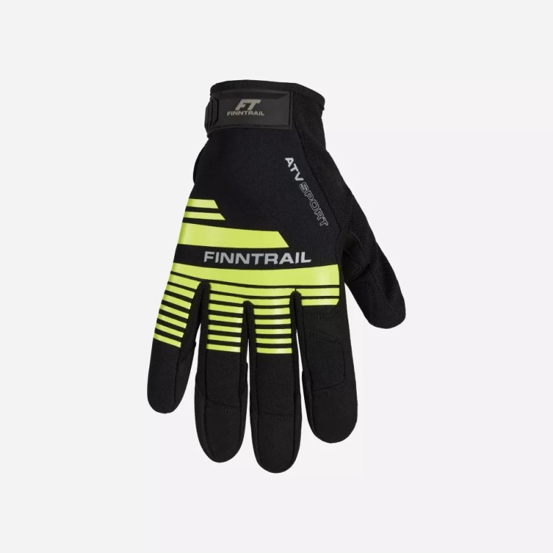 Мотоперчатки Finntrail Eagle 2840 GraphiteYellow, желтый/серый, размер M