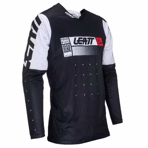 Джерси мужское Leatt Moto 4.5 Lite Jersey, полиэстер, черный, размер L (50)
