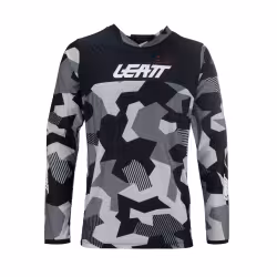 Джерси мужское Leatt Moto 4.5 Enduro Jersey Forge, полиэстер,серый камуфляж, размер M