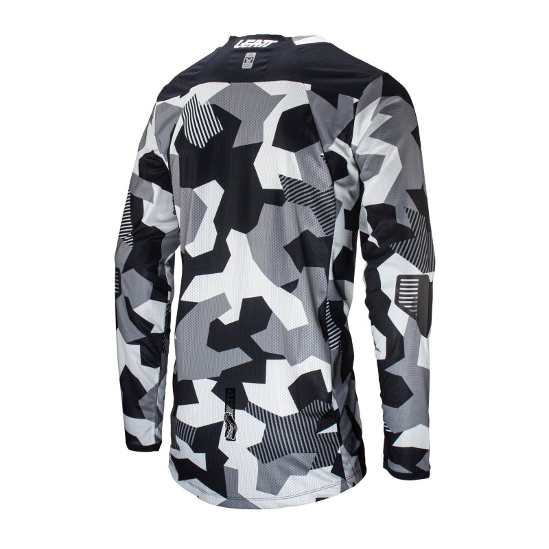 Джерси мужское Leatt Moto 4.5 Enduro Jersey Forge, полиэстер,серый камуфляж, размер M